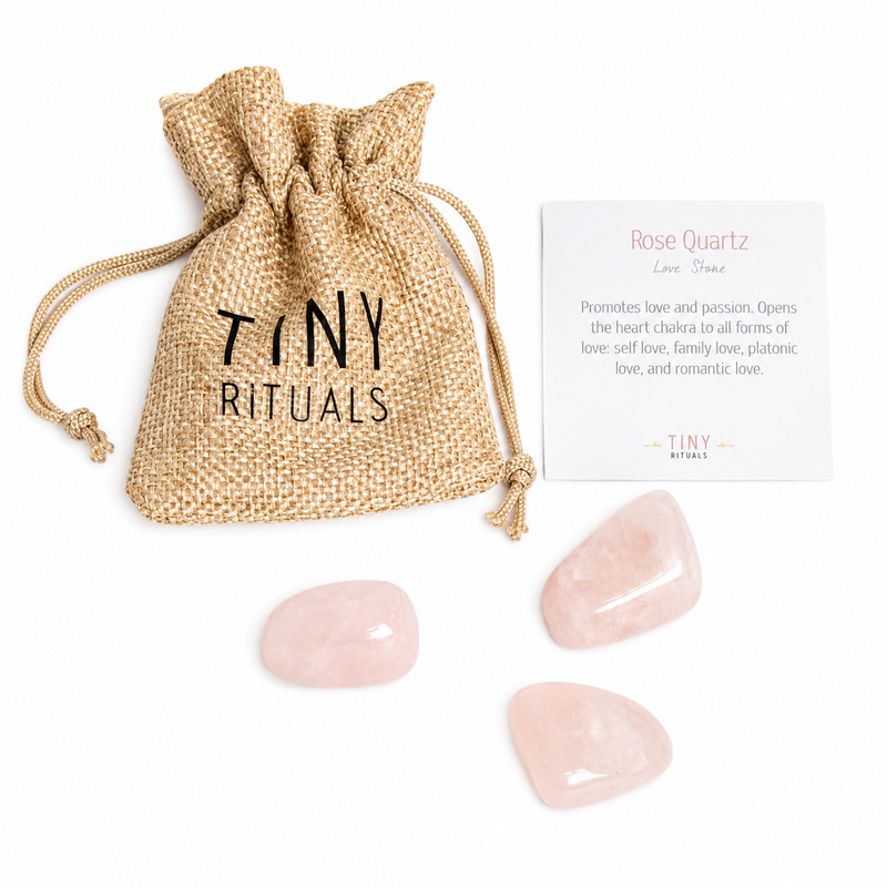 Rose Quartz Stone Gift Set