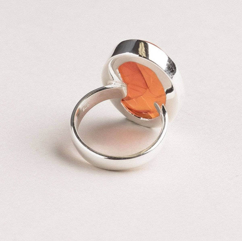 Carnelian Gemstone Ring