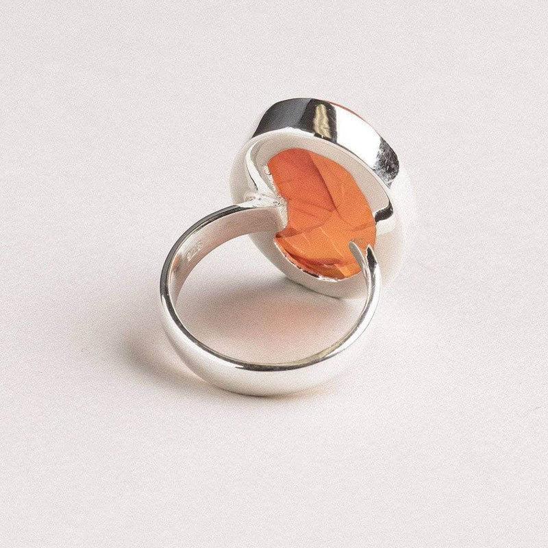 Carnelian Gemstone Ring