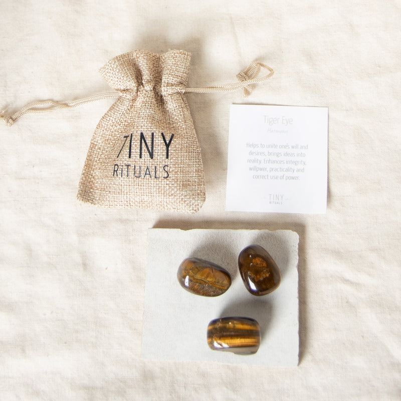 Tiger Eye Stone Gift Set