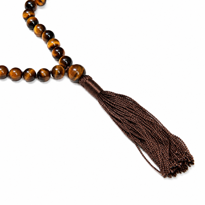 Tiger Eye Mala - High-Energy Gemstones
