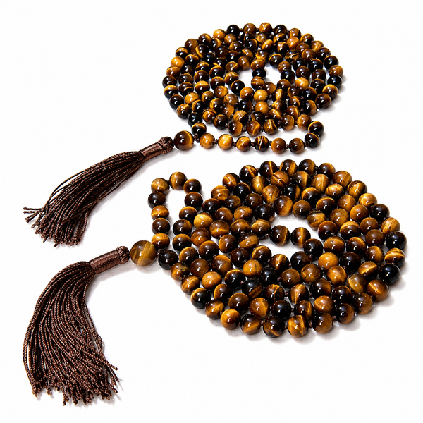 Tiger Eye Mala - High-Energy Gemstones