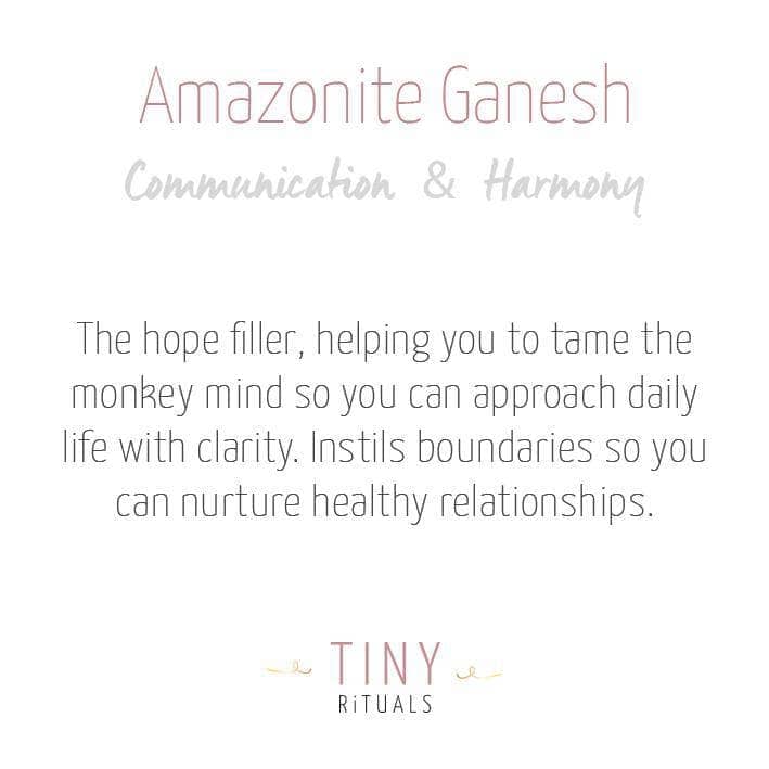 Amazonite Ganesh