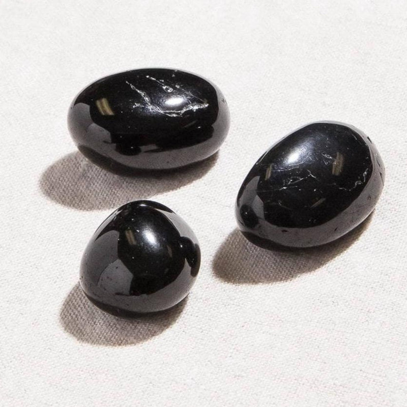 Black Tourmaline Stone Set