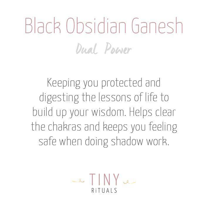 Black Obsidian Ganesh
