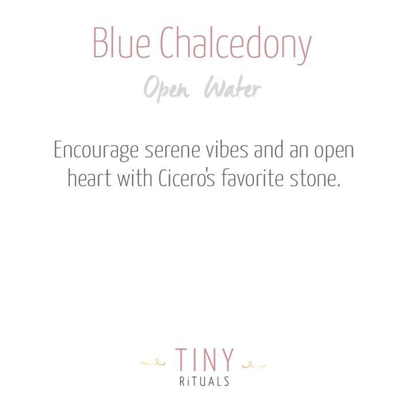 Blue Chalcedony Energy Bracelet