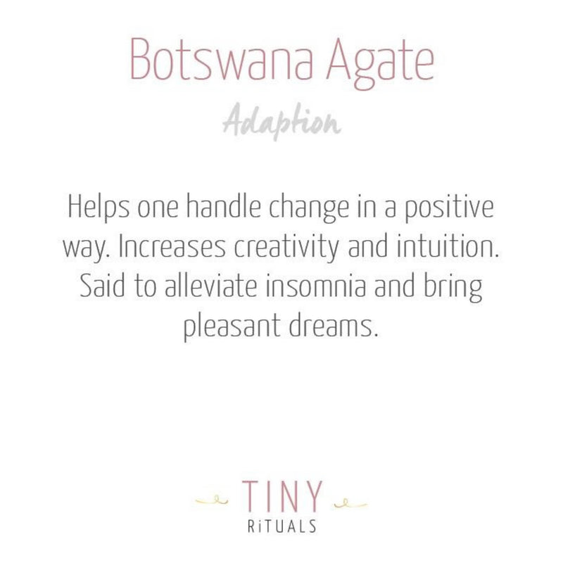 Bracelet Agate Botswana Prospérité - Horizons Lointains