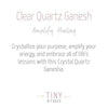 Clear Quartz Ganesh