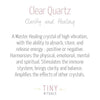 Clear Quartz Worry Stone