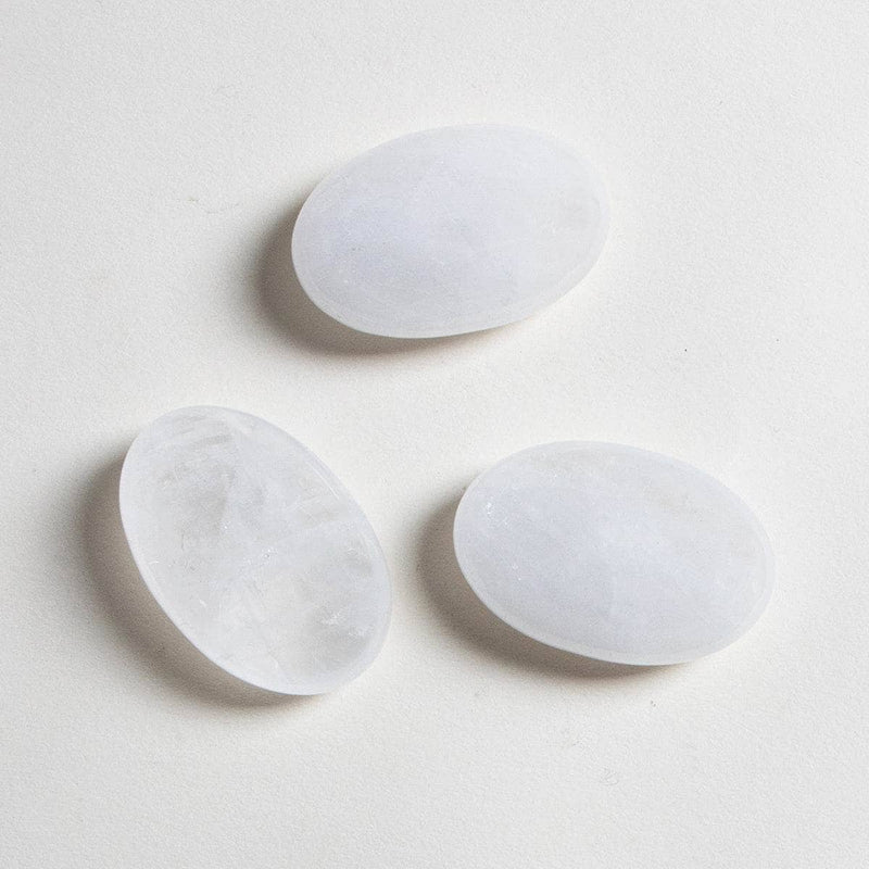 Clear Quartz Palm Stone