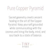 Copper Healing Pyramid