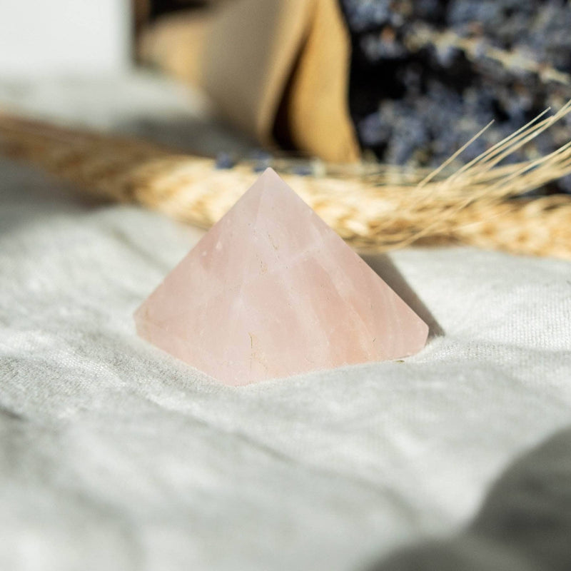 Rose Quartz Pyramid