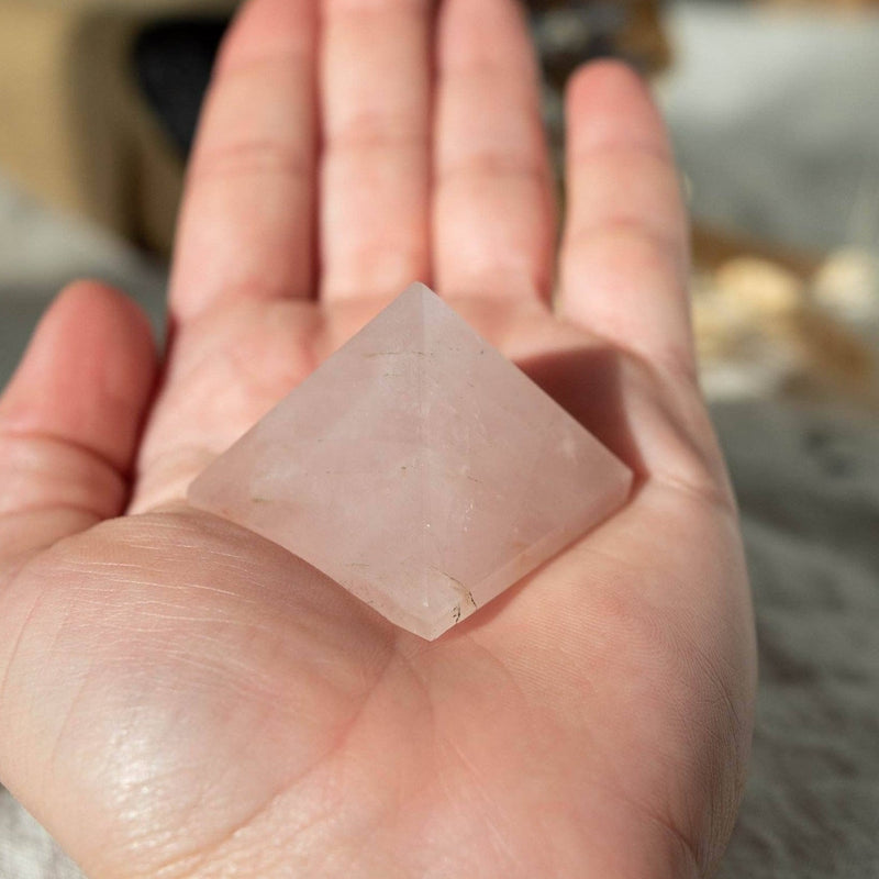 Rose Quartz Pyramid