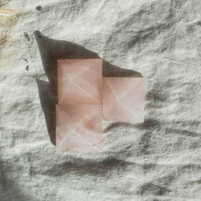 Rose Quartz Pyramid