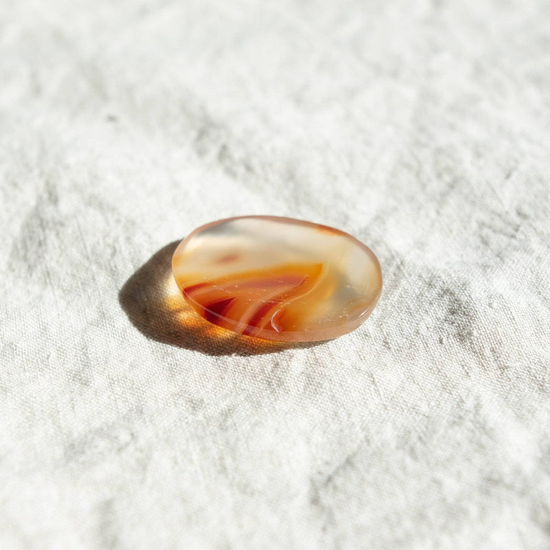 Carnelian Worry Stone