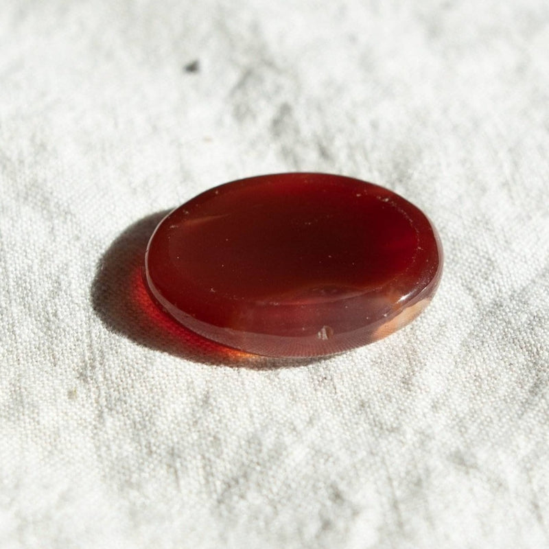 Carnelian Worry Stone