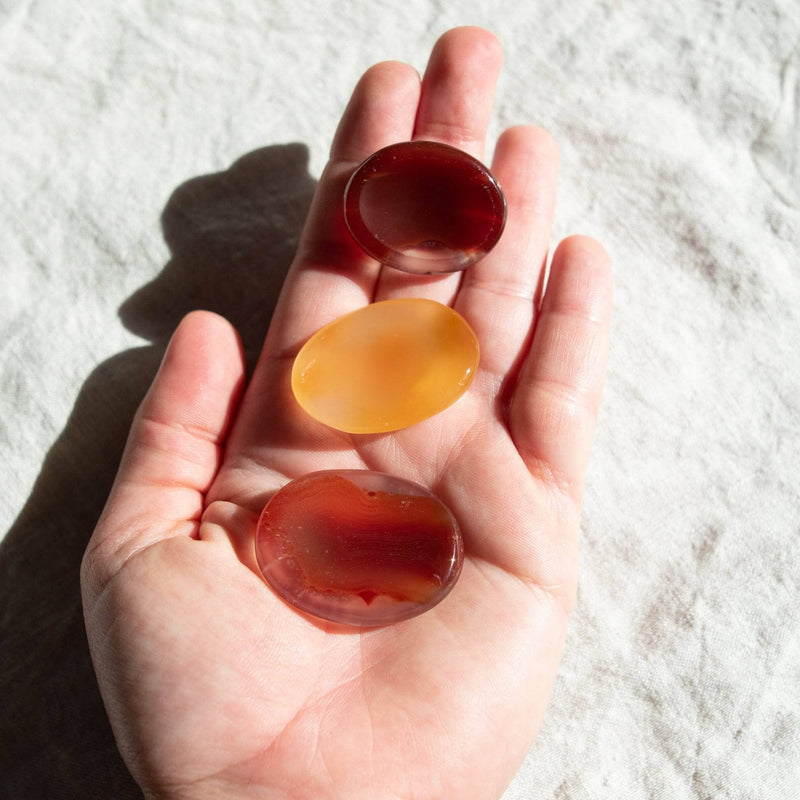 Carnelian Worry Stone