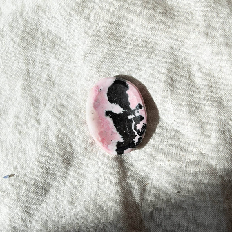 Rhodonite Worry Stone