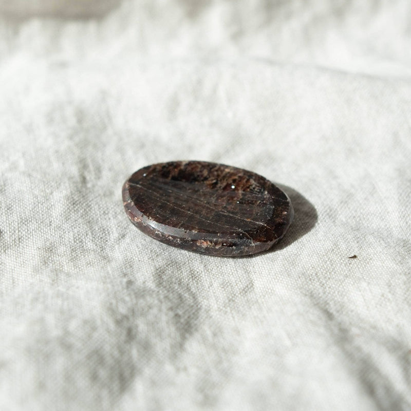 Garnet Worry Stone