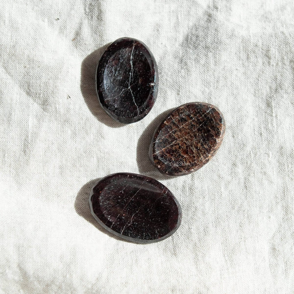 Garnet Worry Stone