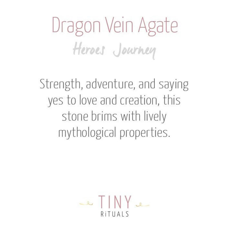 Dragon Vein Agate  Energy Bracelet