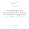 Garnet Worry Stone