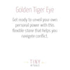 Golden Tiger Eye Energy Bracelet