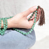 Green Aventurine Mala - High-Energy Gemstones