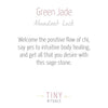 Green Jade Worry Stone