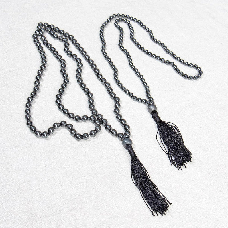 Hematite Mala - High-Energy Gemstones