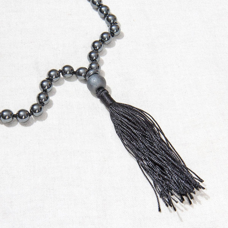 Hematite Mala - High-Energy Gemstones