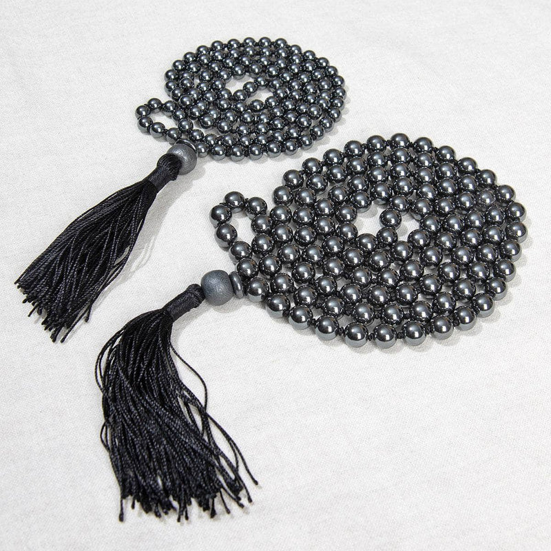 Hematite Mala - High-Energy Gemstones