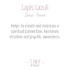 Lapis Lazuli Worry Stone