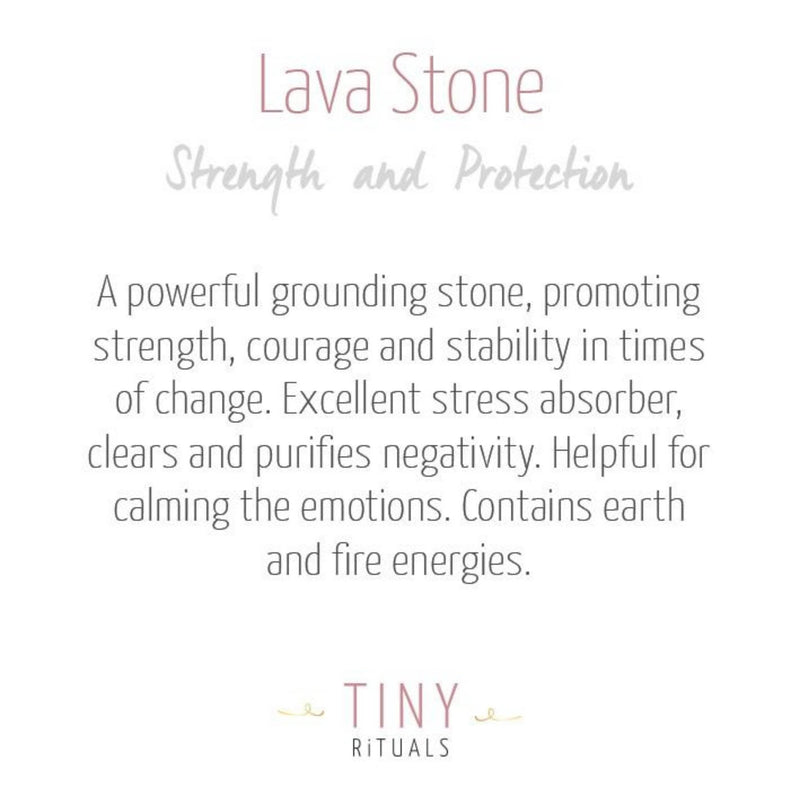 Lava Stone Energy Bracelet