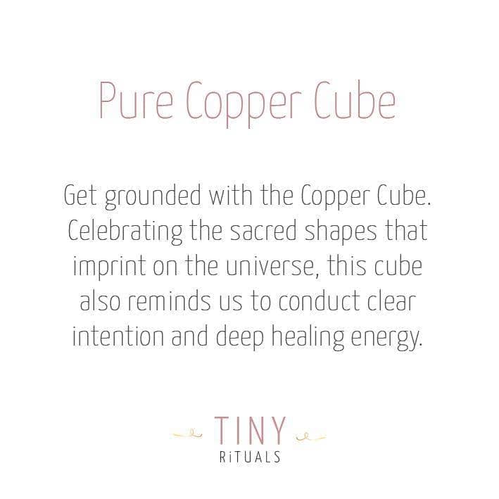Copper Healing Cube