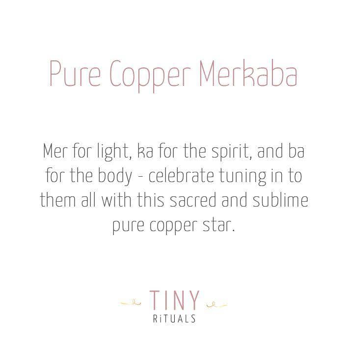 Copper Healing Merkaba