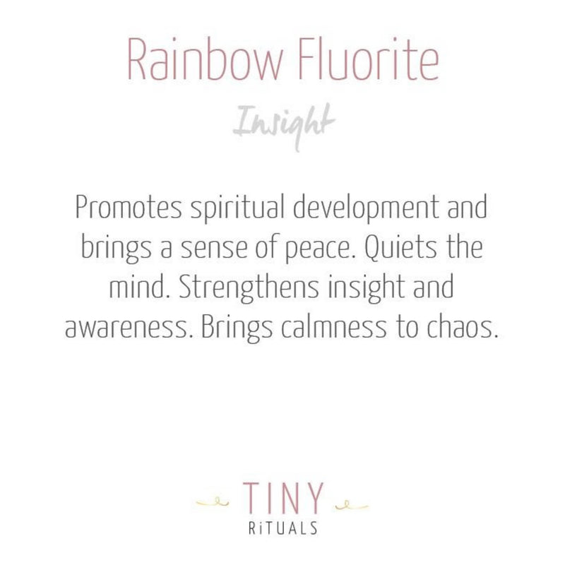 Rainbow Fluorite Energy Bracelet