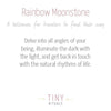 Rainbow Moonstone Heart
