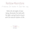 Silver Beaded Rainbow Moonstone Bracelet