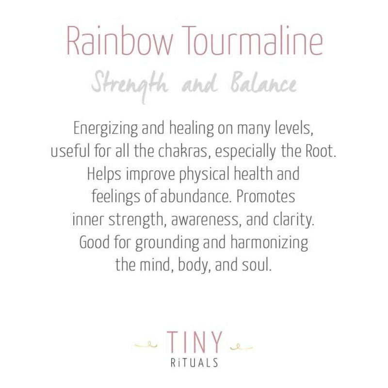 Rainbow Tourmaline Energy Bracelet