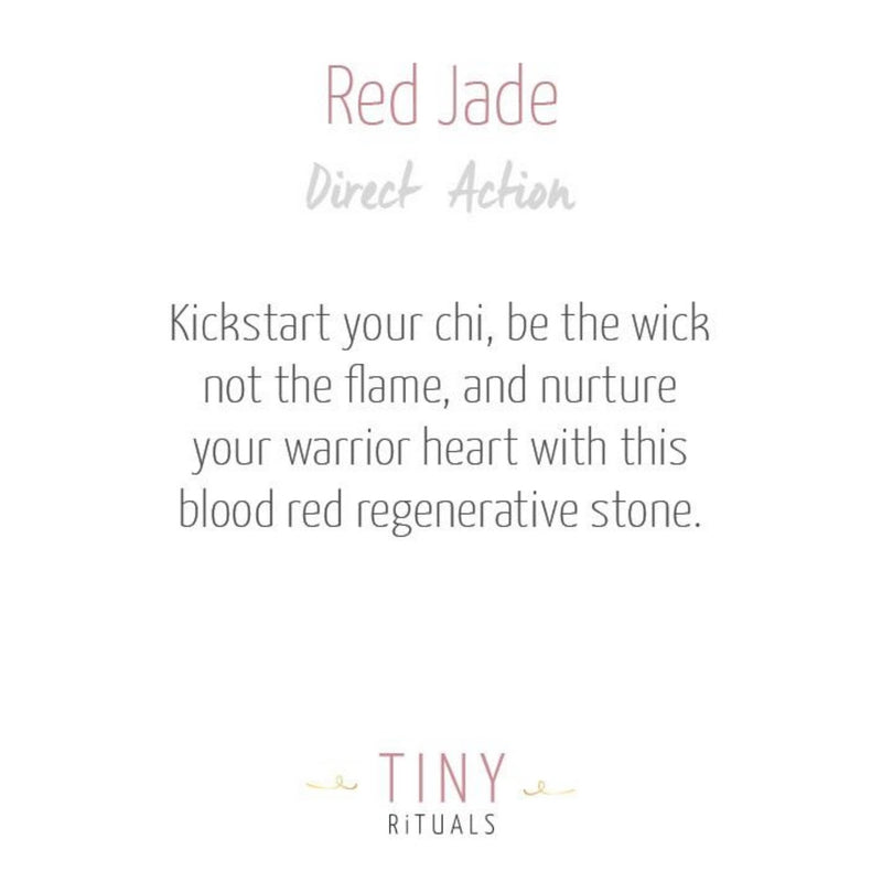 Red Jade Energy Bracelet