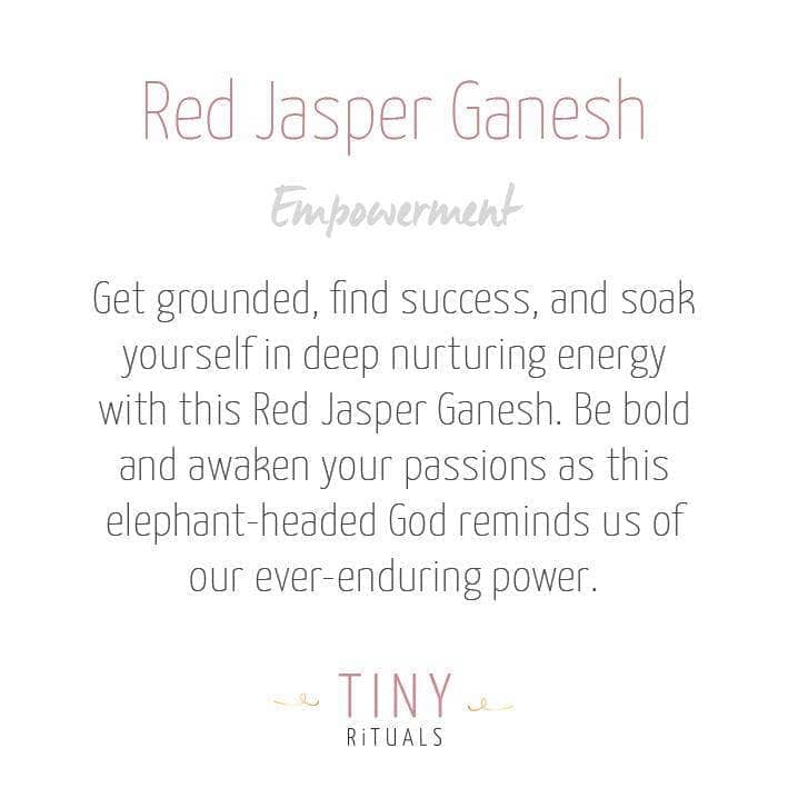 Red Jasper Ganesh