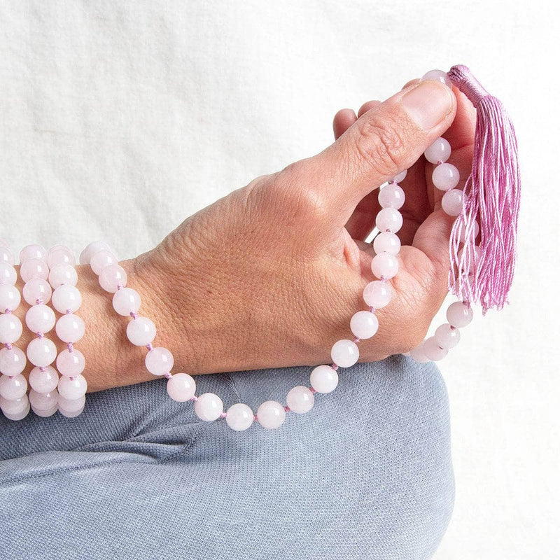 Rose Quartz Mala - High-Energy Gemstones