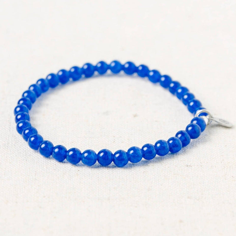 Dark Blue Jade Energy Bracelet