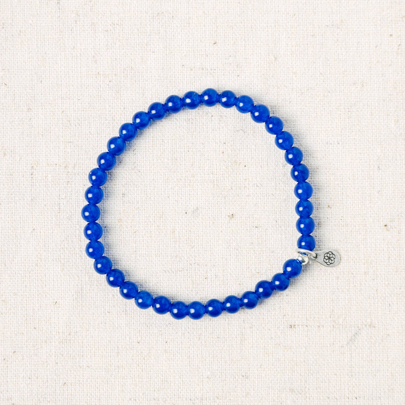 Dark Blue Jade Energy Bracelet