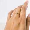 Clear Quartz Rose Gold Ring