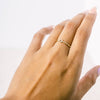 Clear Quartz Gold Ring