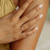 Clear Quartz Gold Ring