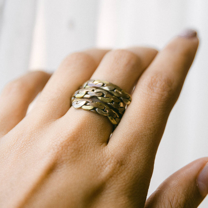 Tibetan Twisted Healing Ring