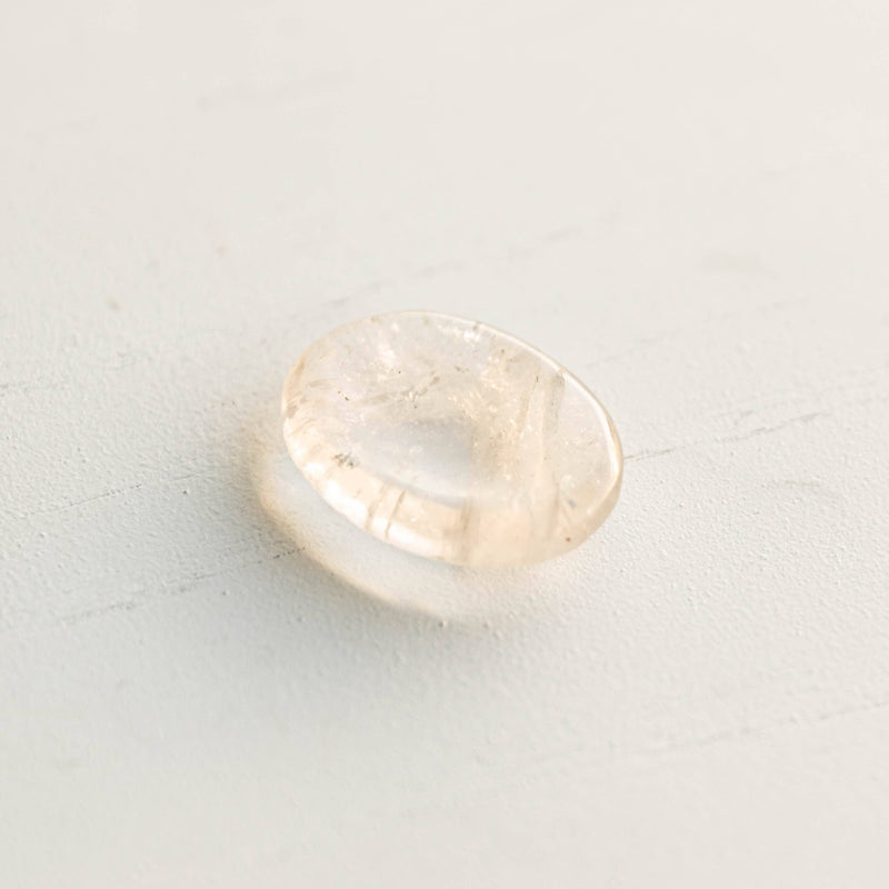 Clear Quartz Worry Stone